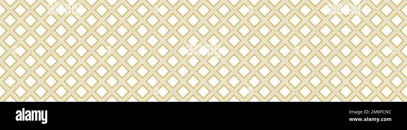 Seamless gold pattern on a white background. Golden weave. Illustration for backgrounds, banners, advertising and creative design. Flat style Stock Vector