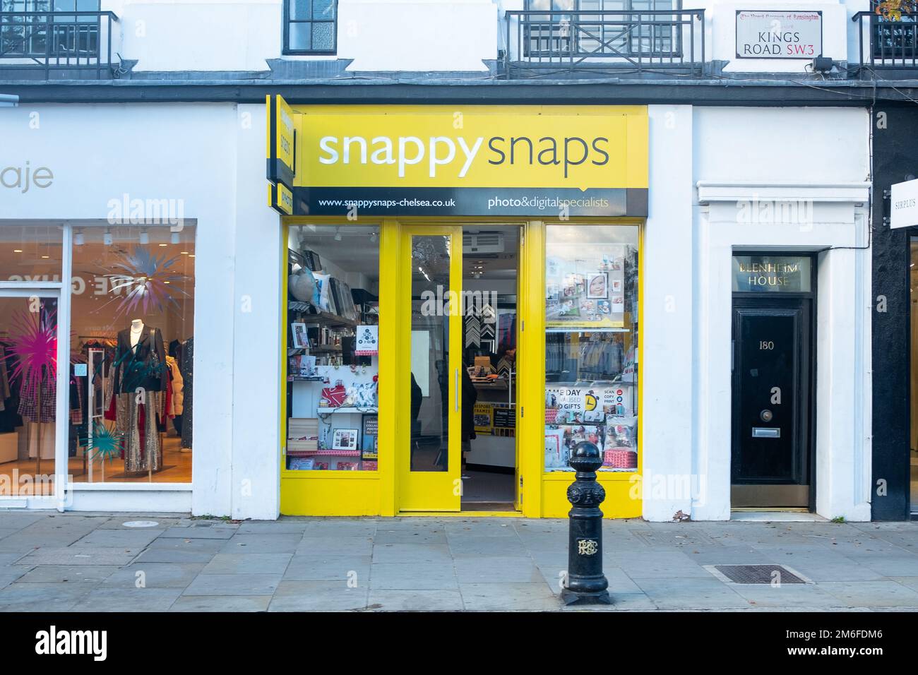 London December 2022 Snappy Snaps store on Kings Road Chelsea, a