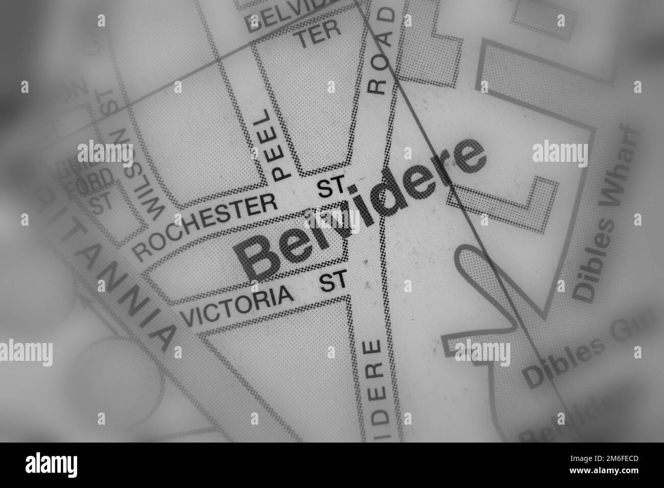Belvidere map Black and White Stock Photos & Images Alamy