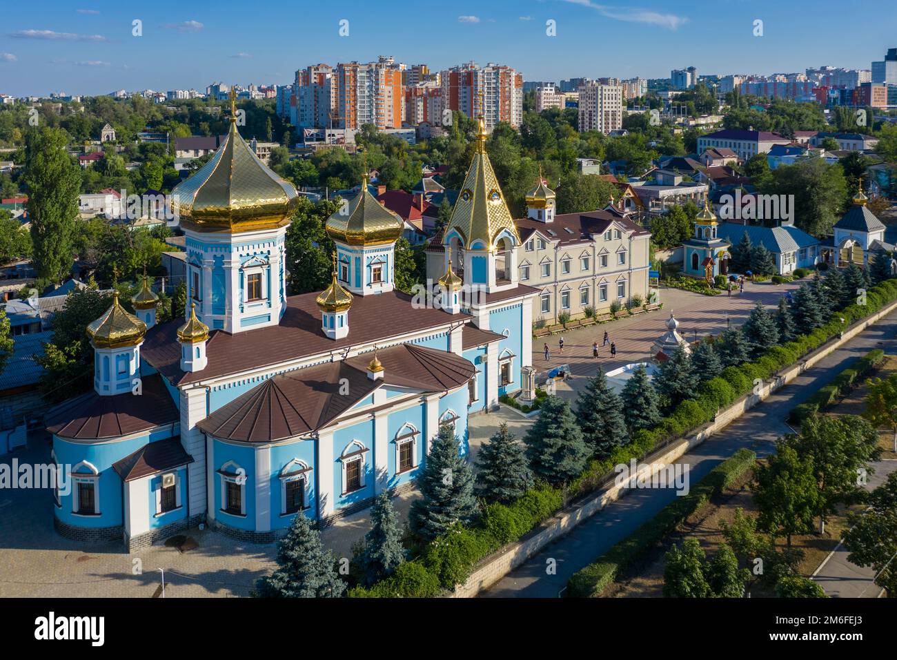 Ciuflea AKA Sf Teodor Tiron Monastery view Stock Photo