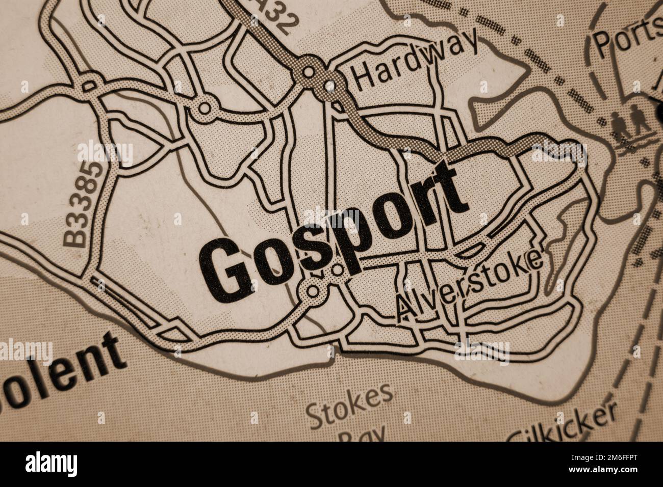Map of gosport hires stock photography and images Alamy