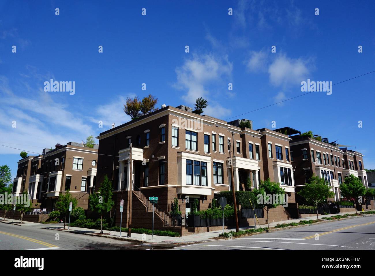 New luxury condos in downtown Raleigh NC Stock Photo Alamy