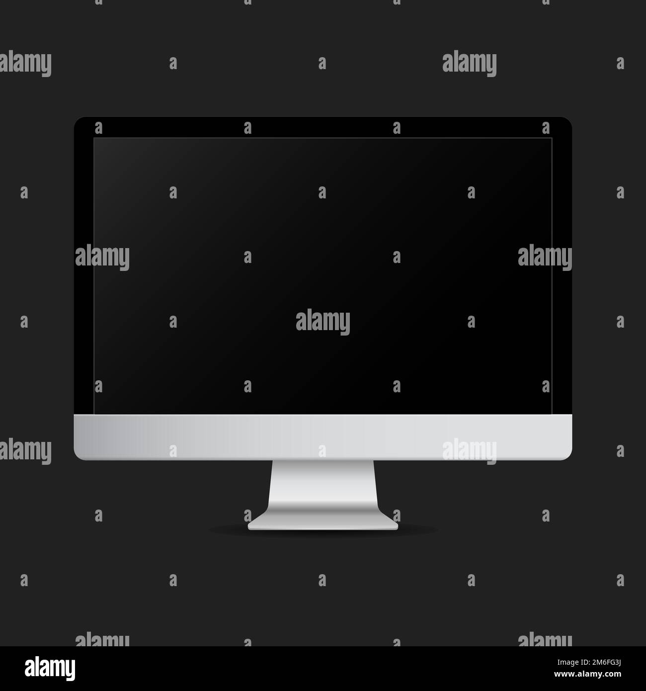 Digital personal computer screen mockup Stock Vector Image & Art - Alamy