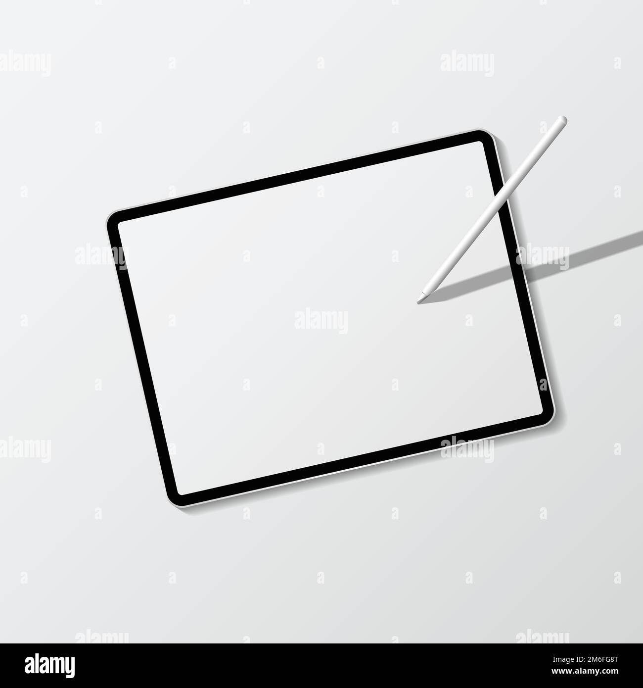 Tablet stylus screen Stock Vector Images - Alamy