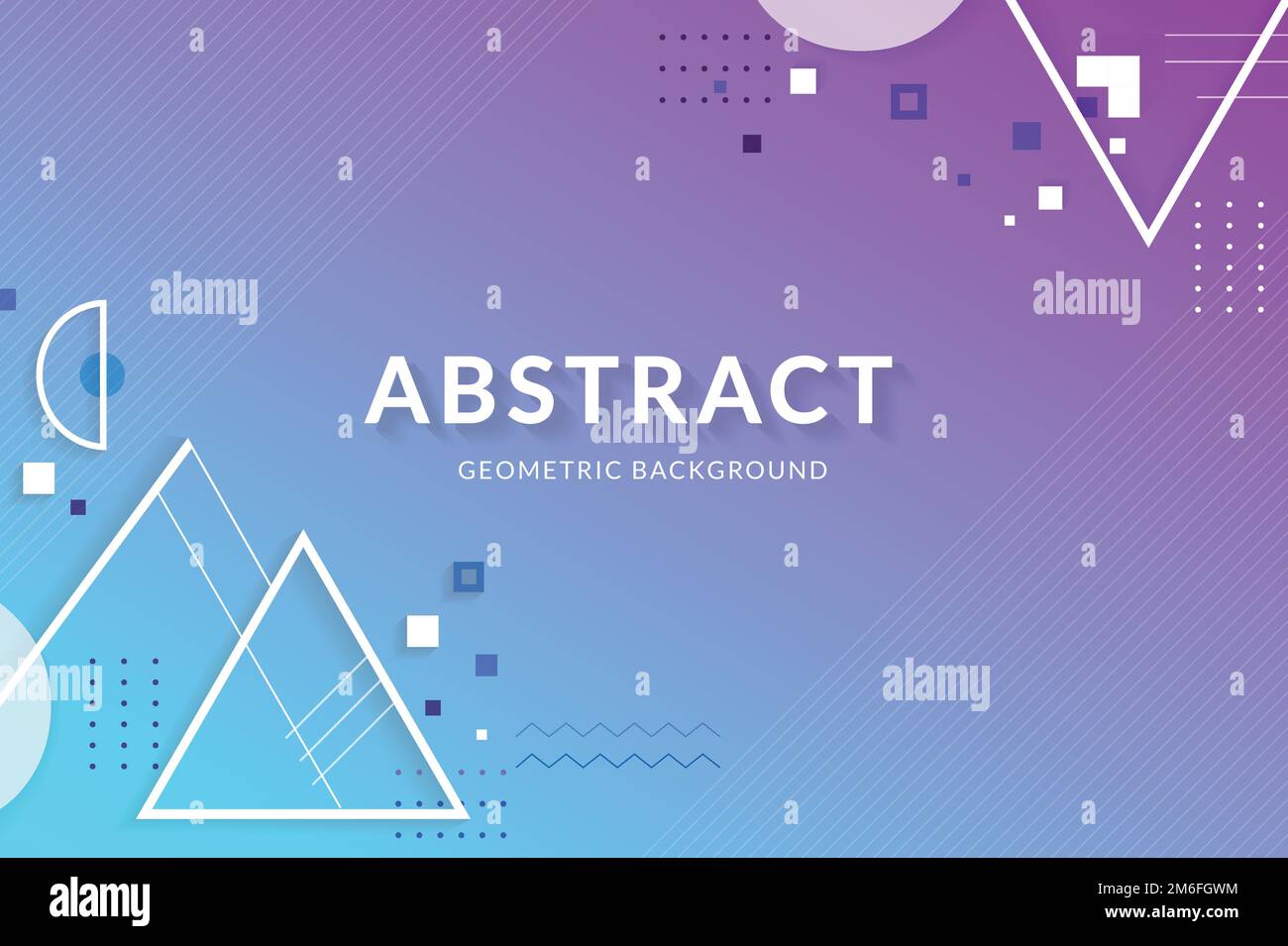 Purple blue abstract geometric background vector Stock Vector