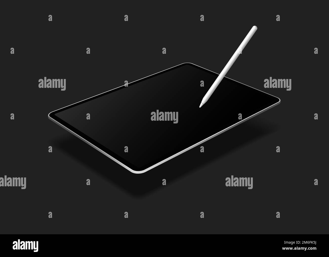 Digital modern tablet screen mockup Stock Vector Image & Art Alamy