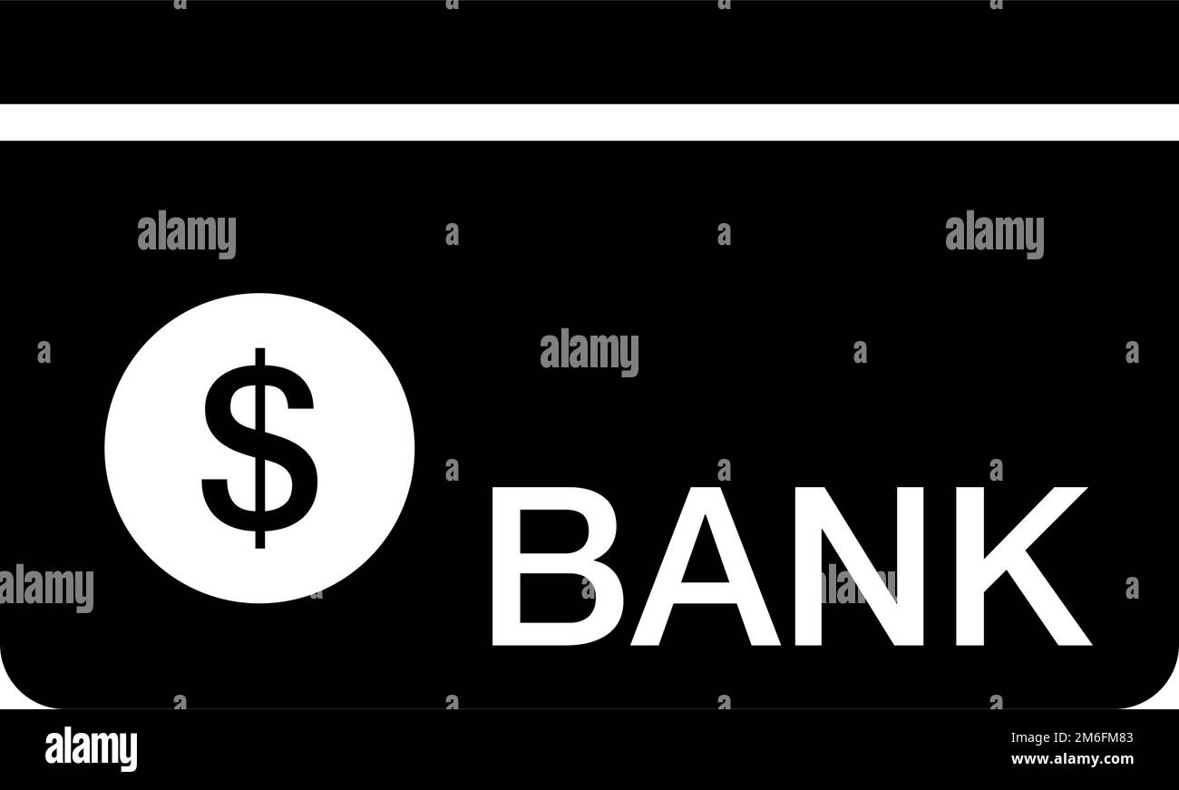 Bank passbook silhouette icon with dollar sign. Bank account. Editable vector. Stock Vector