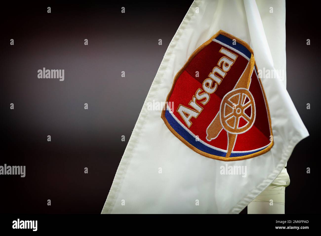 Arsenal corner flag Arsenal v Lincoln City, The Emirates FA Cup