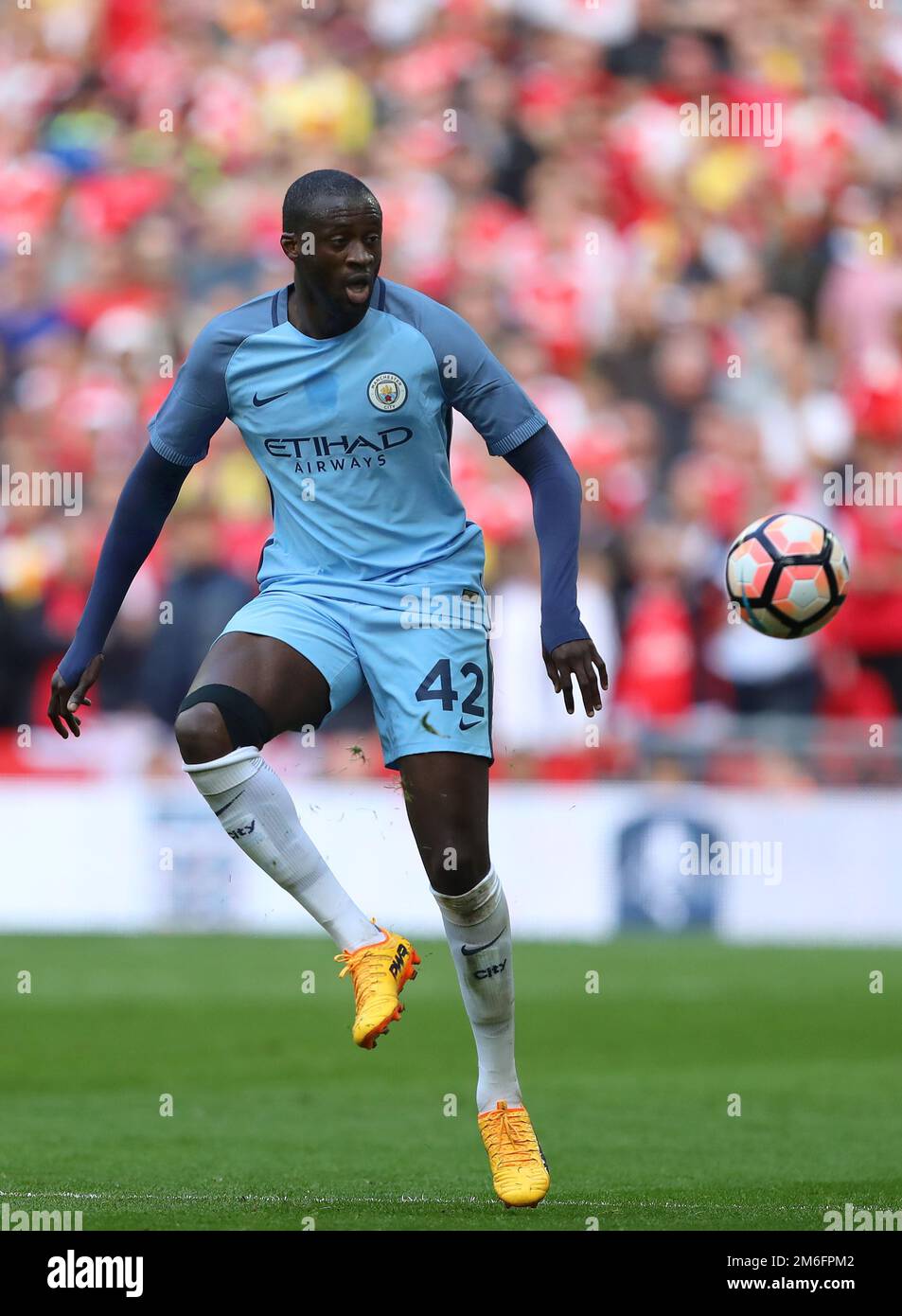 Yaya Toure of Manchester City Arsenal v Manchester City, The Emirates