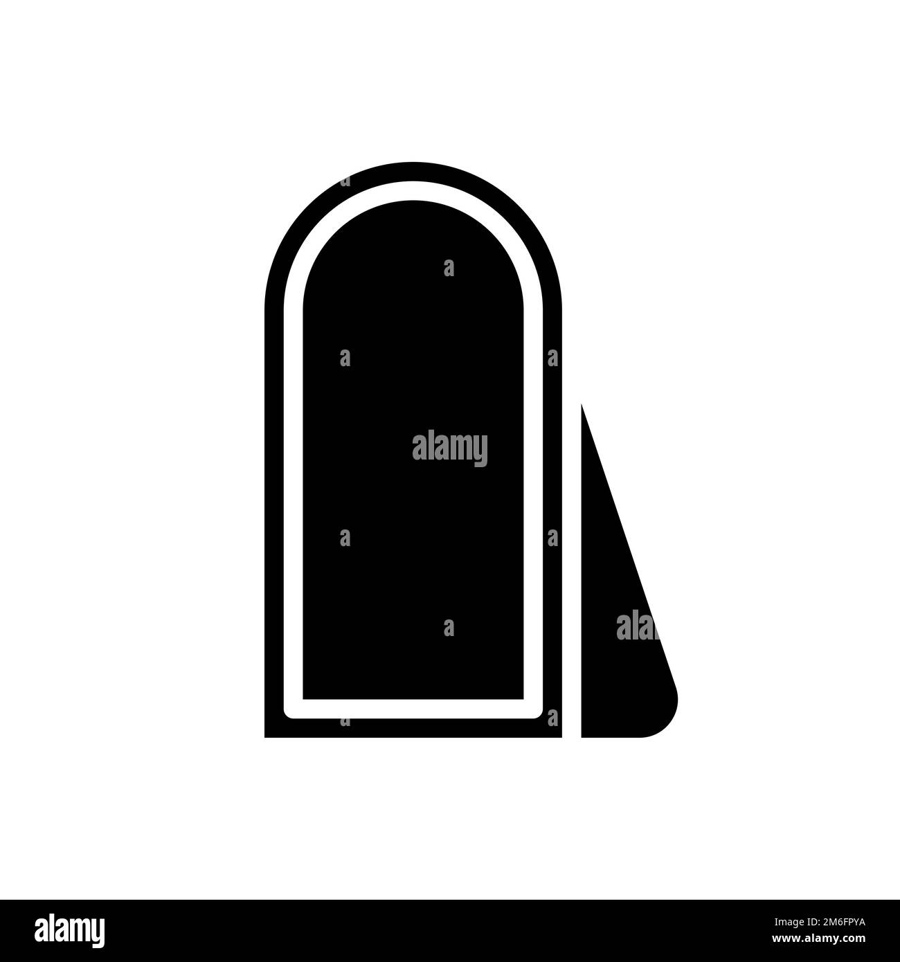 Floor mirror black glyph icon Stock Vector Image & Art Alamy