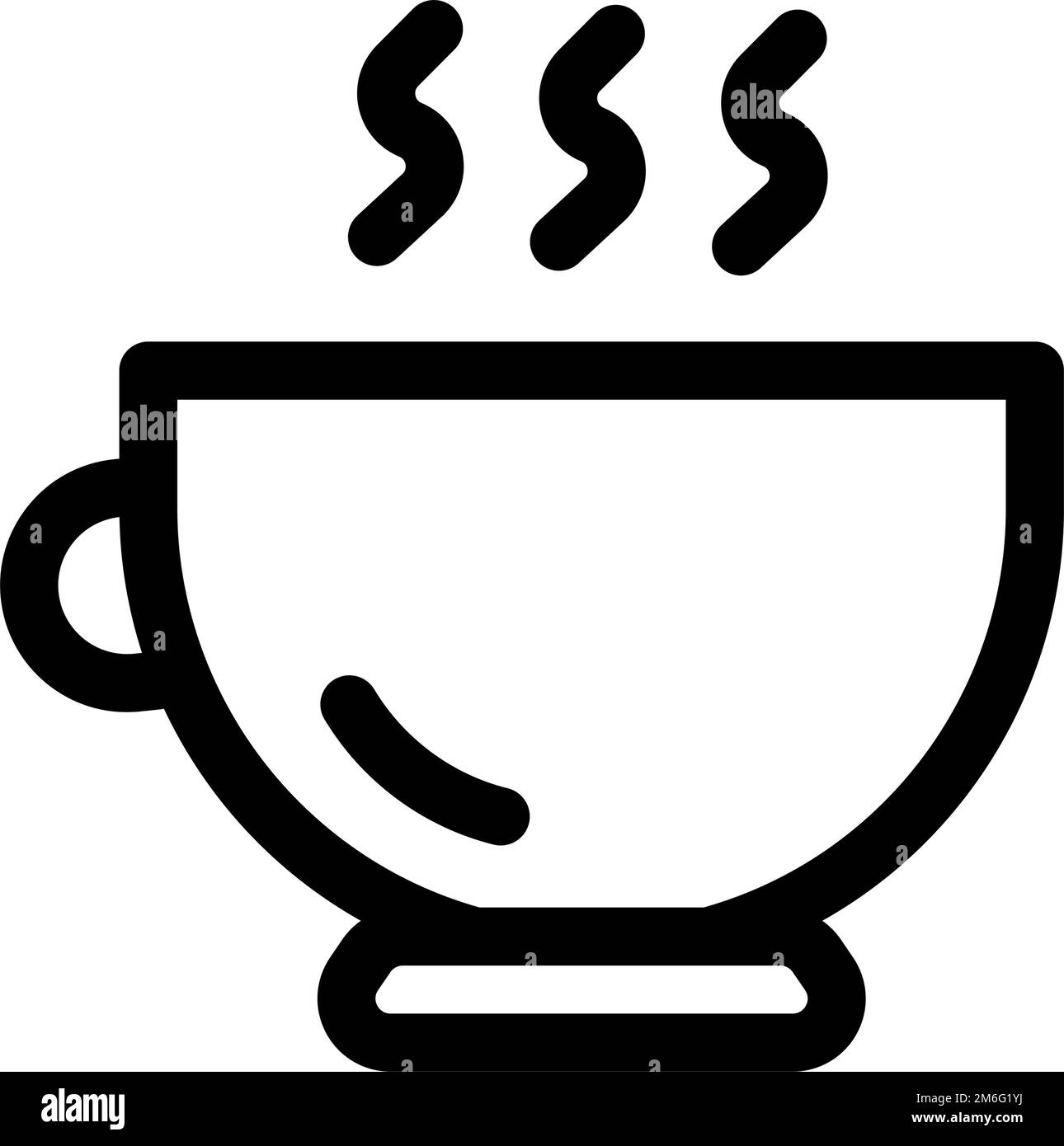 Coffee shop icon. Cafe icon. Editable vector. Stock Vector