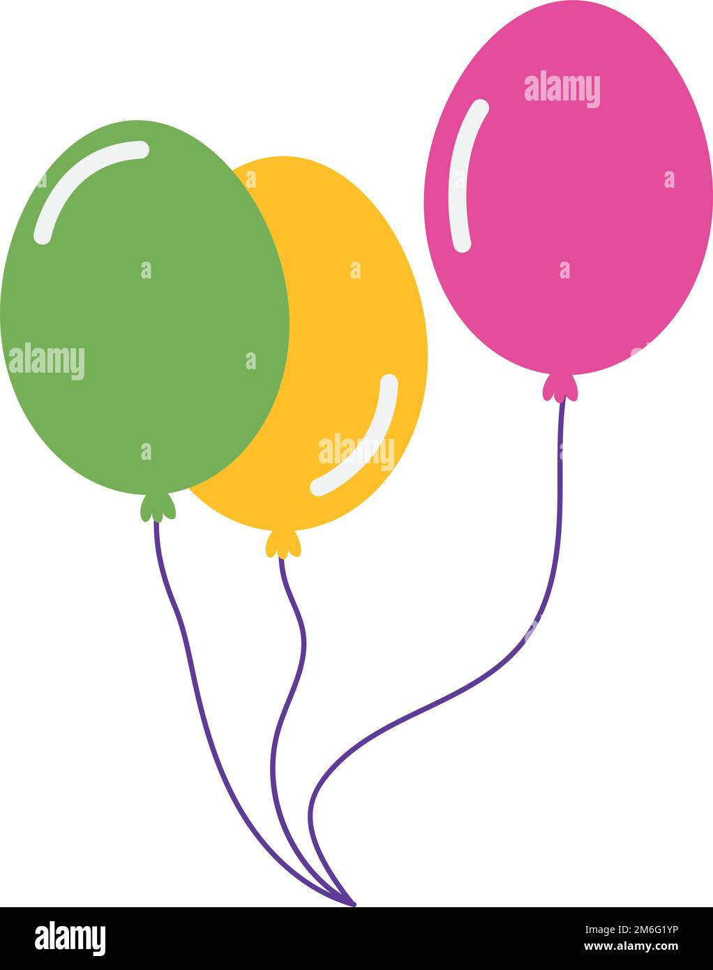 colorful balloons icon Stock Vector Image & Art - Alamy