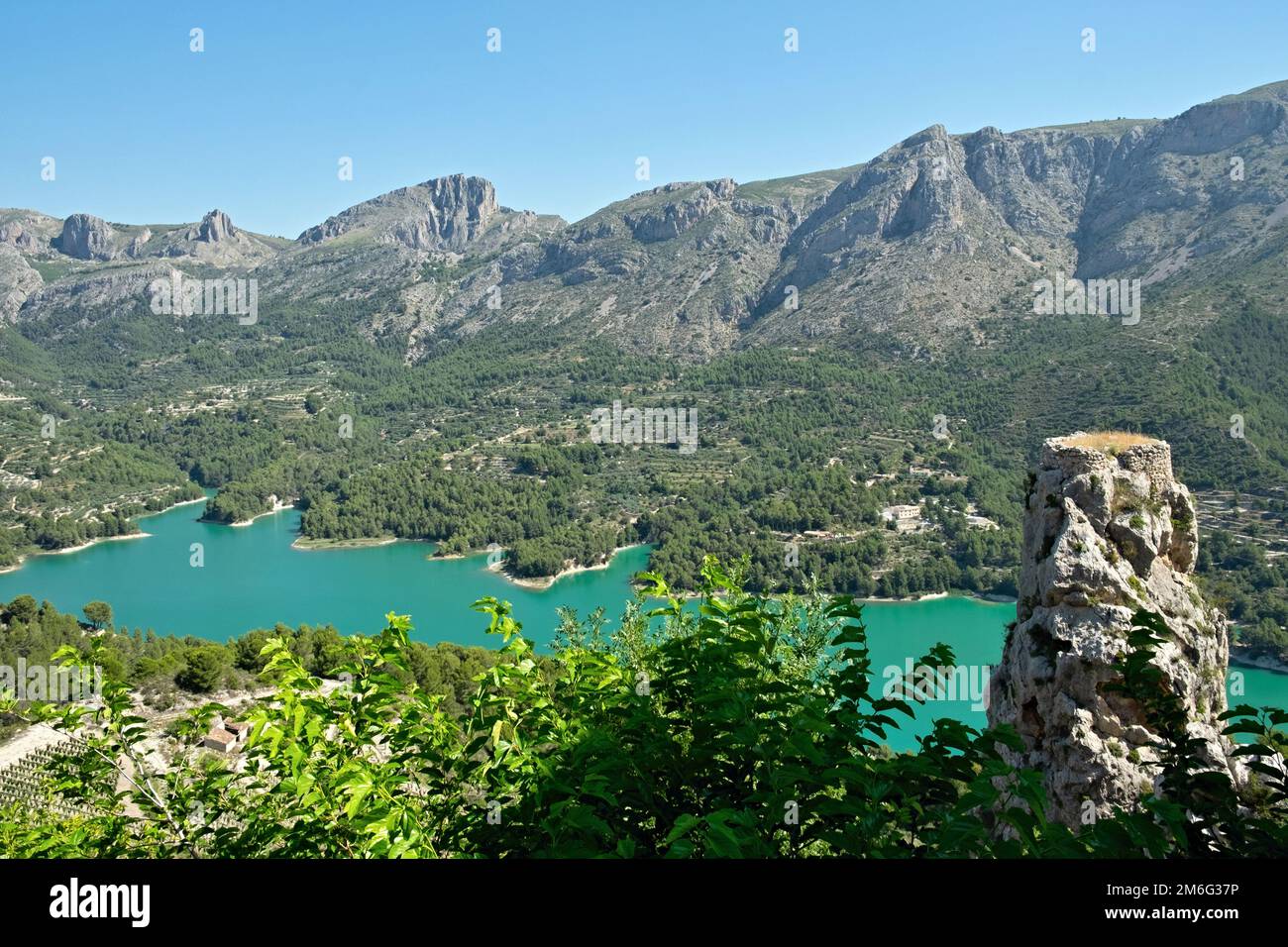 Mountains near Guadalest, Alicante - Spain Stock Photo