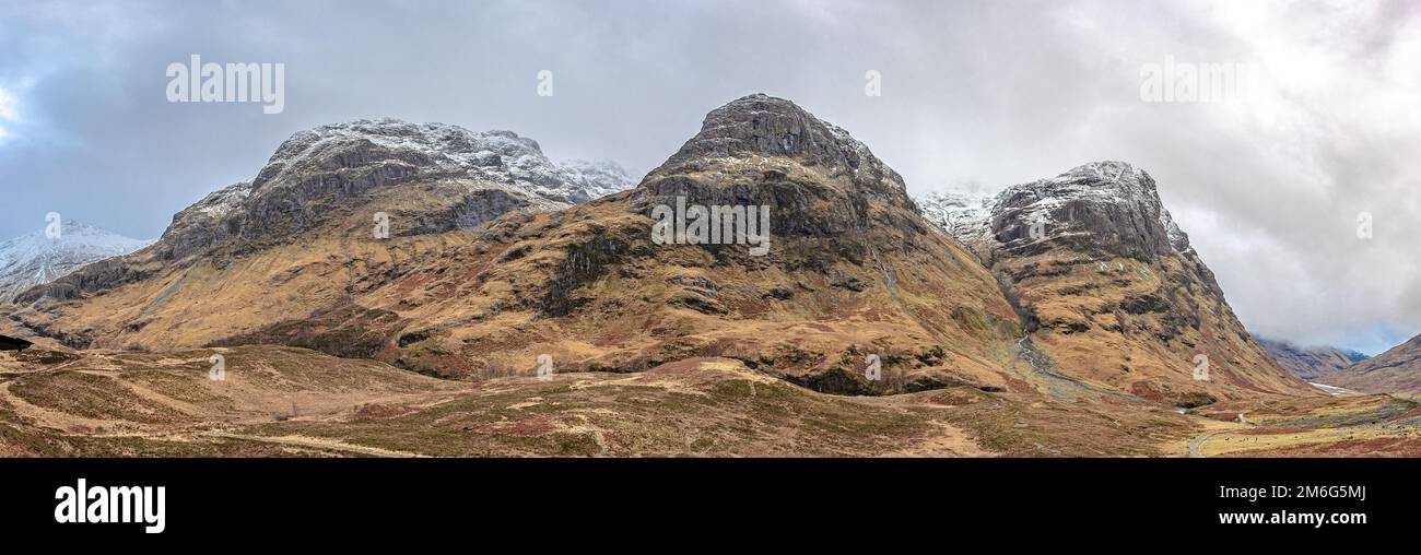Three Sisters Glencoe Scotland Stock Photo - Alamy