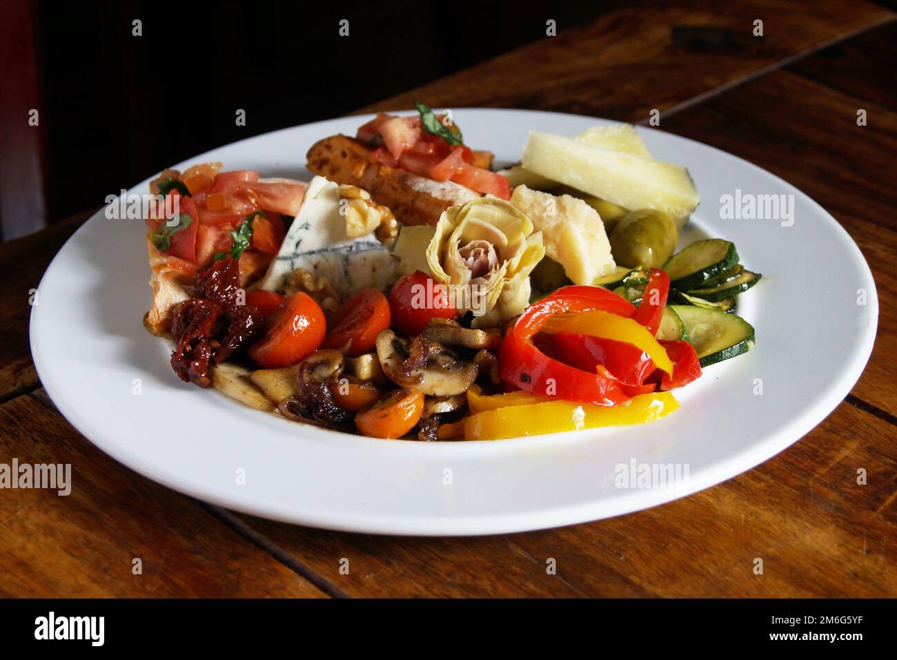Italian antipasti in Naples. The antipasto is a type of starter typical