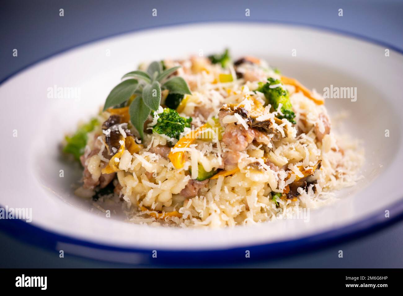 Risotto With Mushrooms And Vegetables. Risotto Is A Northern Italian ...