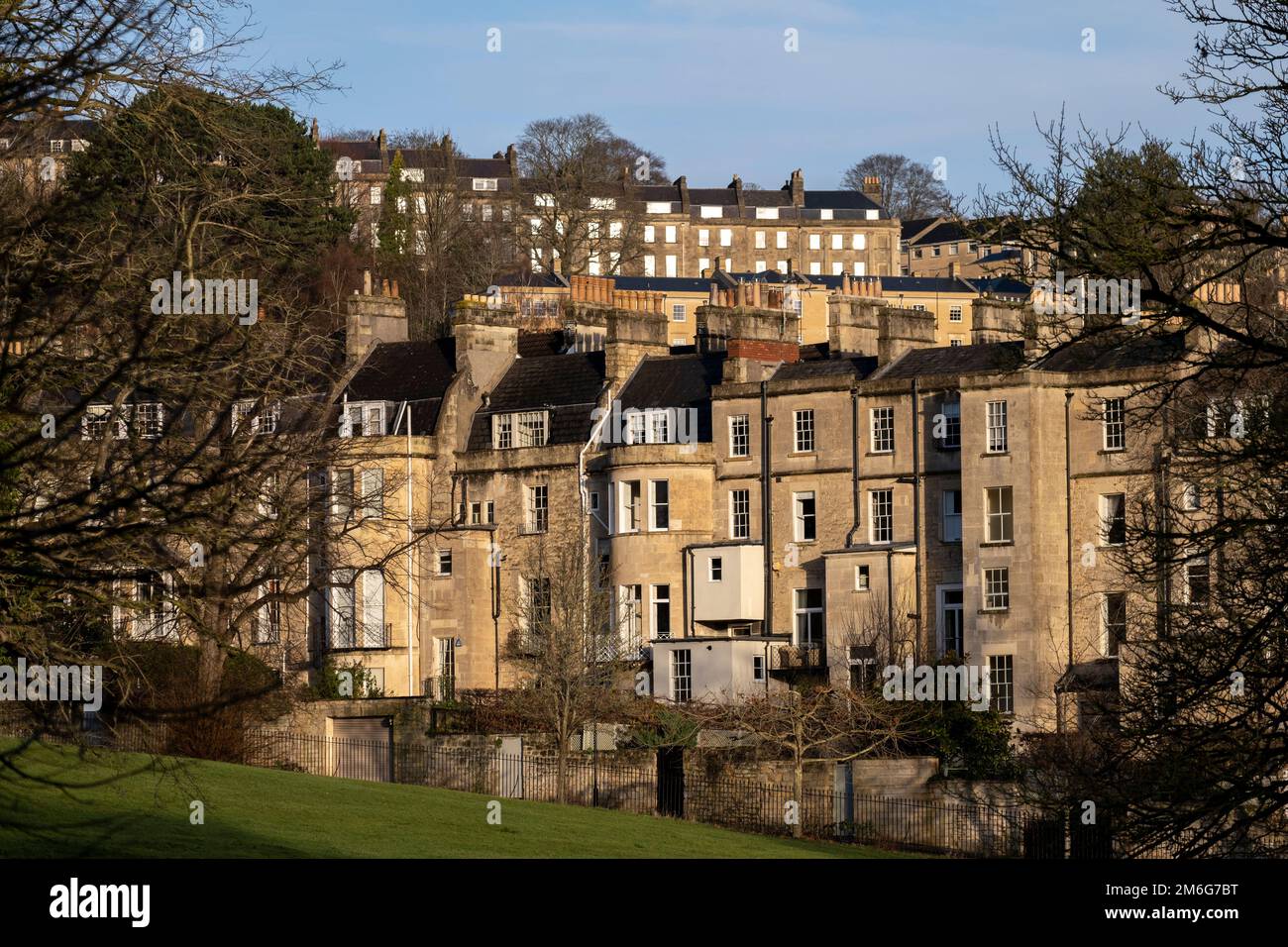 Rooftops and chimneys of Georgian buildings on 29th December 2022 in ...