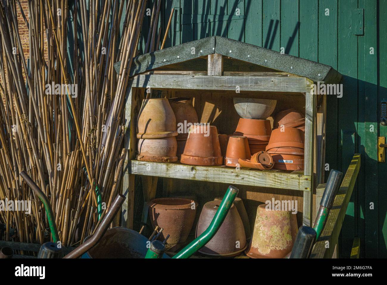 Storage of bamboo canes hires stock photography and images Alamy