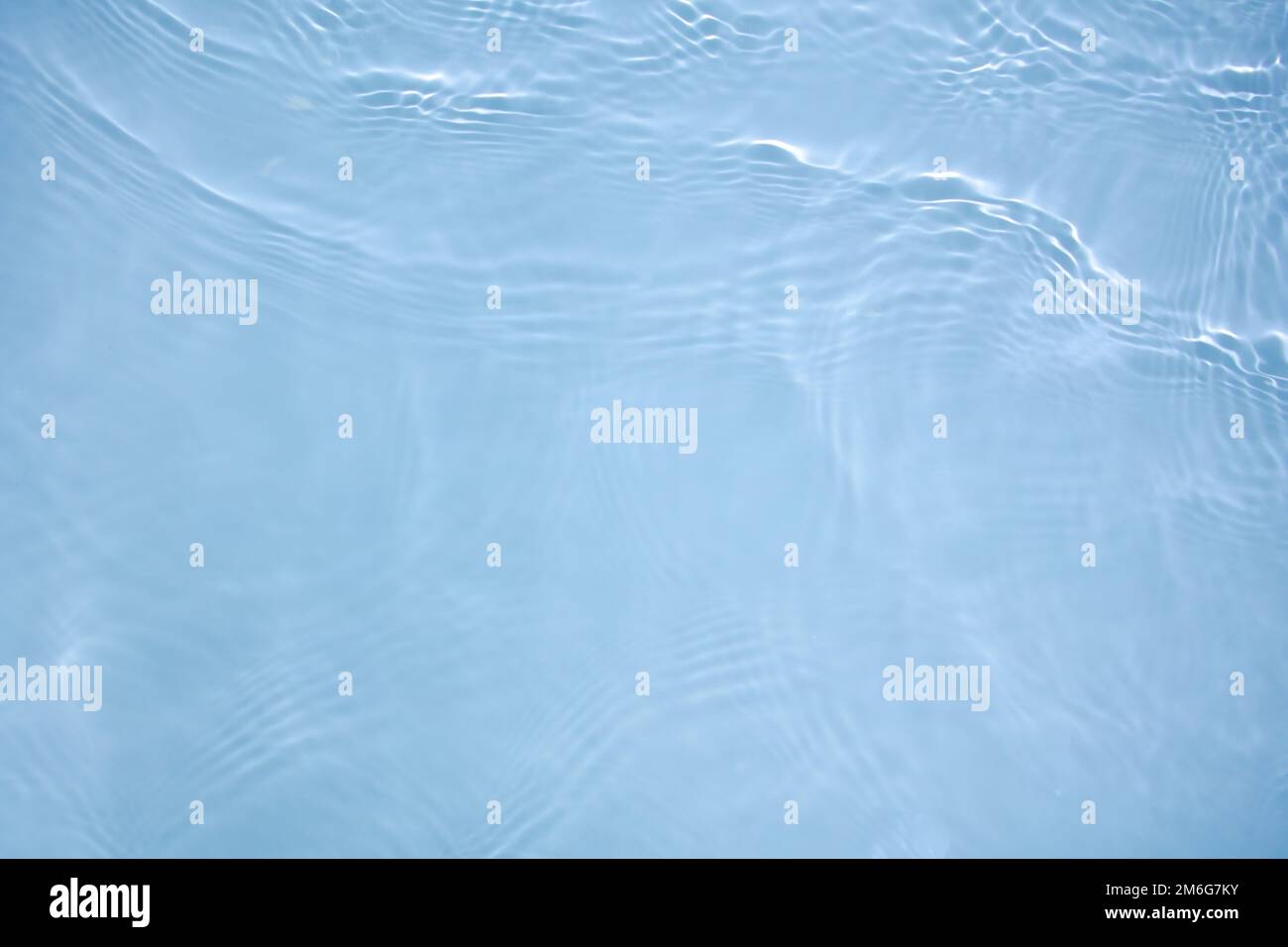 transparent blue colored clear calm water surface texture Stock Photo ...