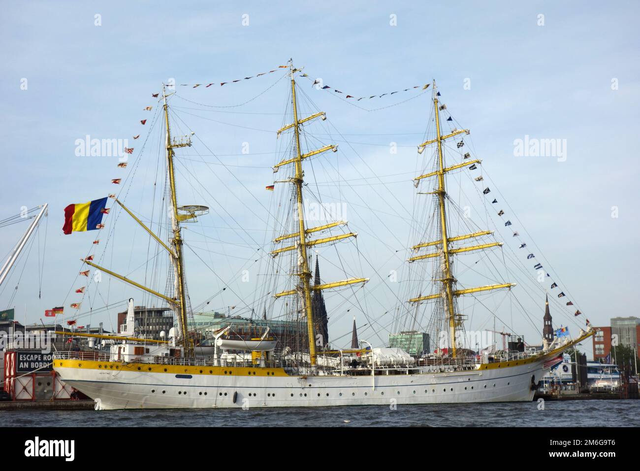 Sail training ship Mircea of the Romanian Merchant Marine Stock Photo