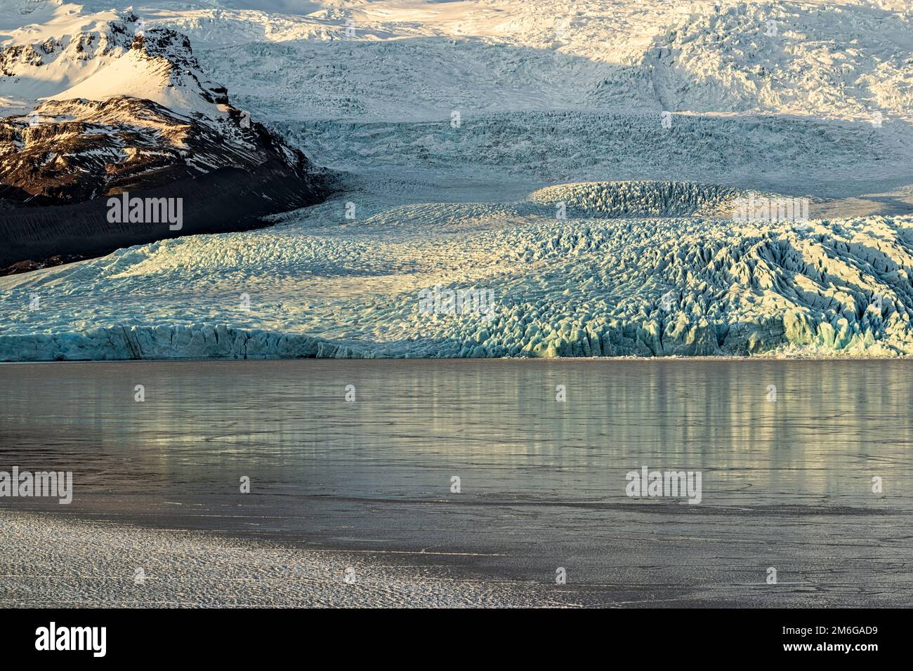Fjallsarlon glacier lagoon, Iceland Stock Photo