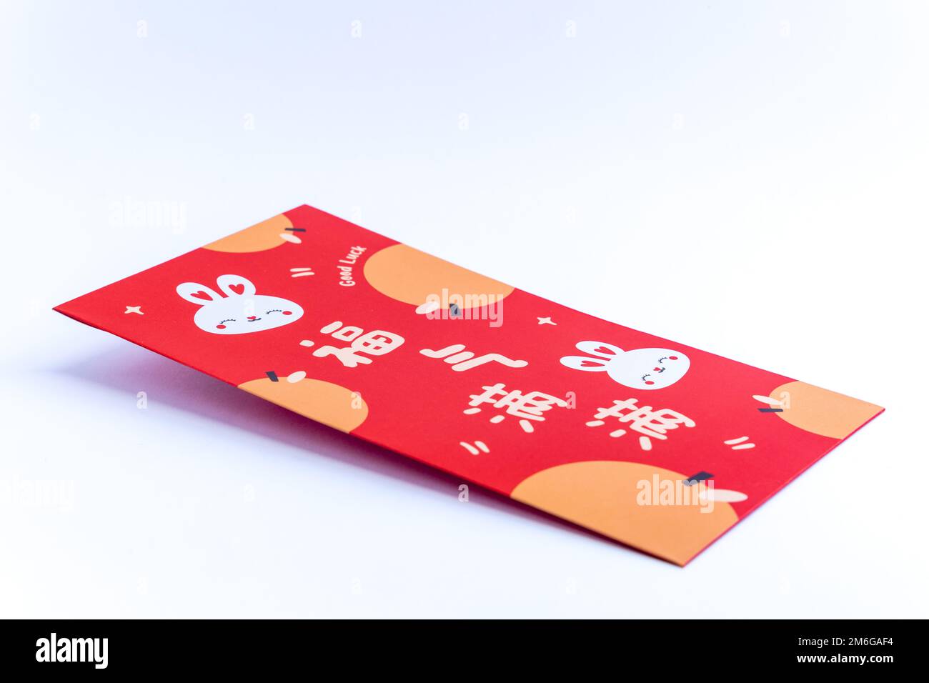 Chinese red envelope. Chinese new year concept background . Translation