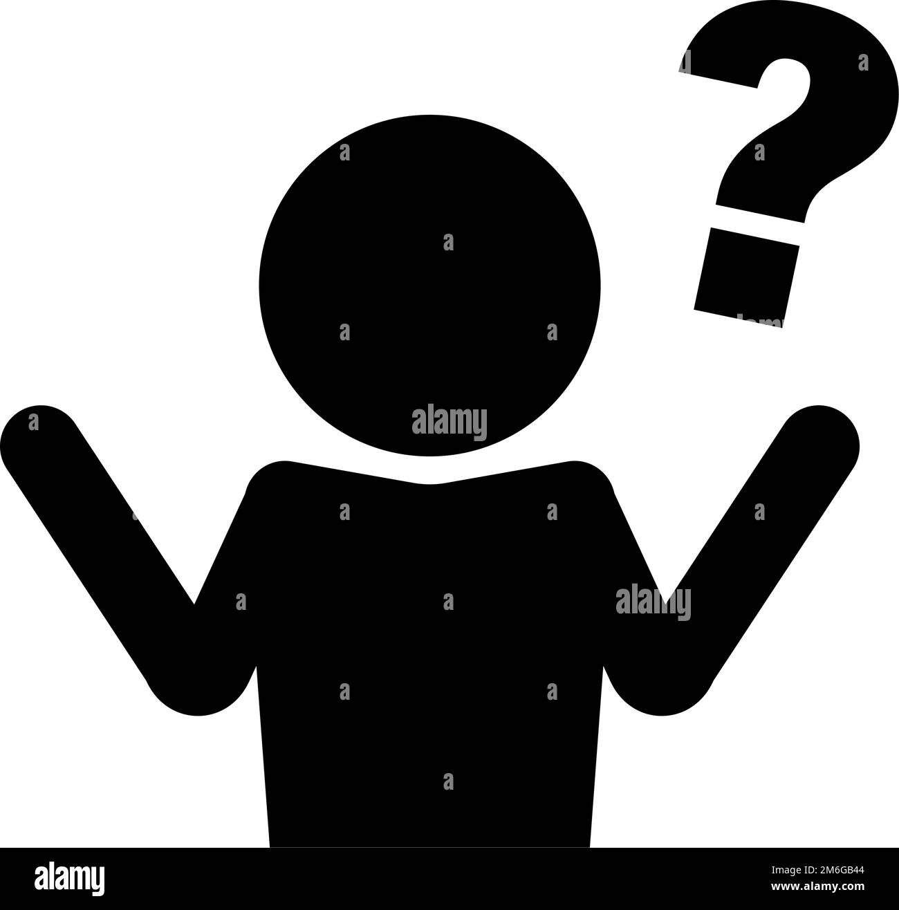 Question mark people Black and White Stock Photos & Images - Alamy