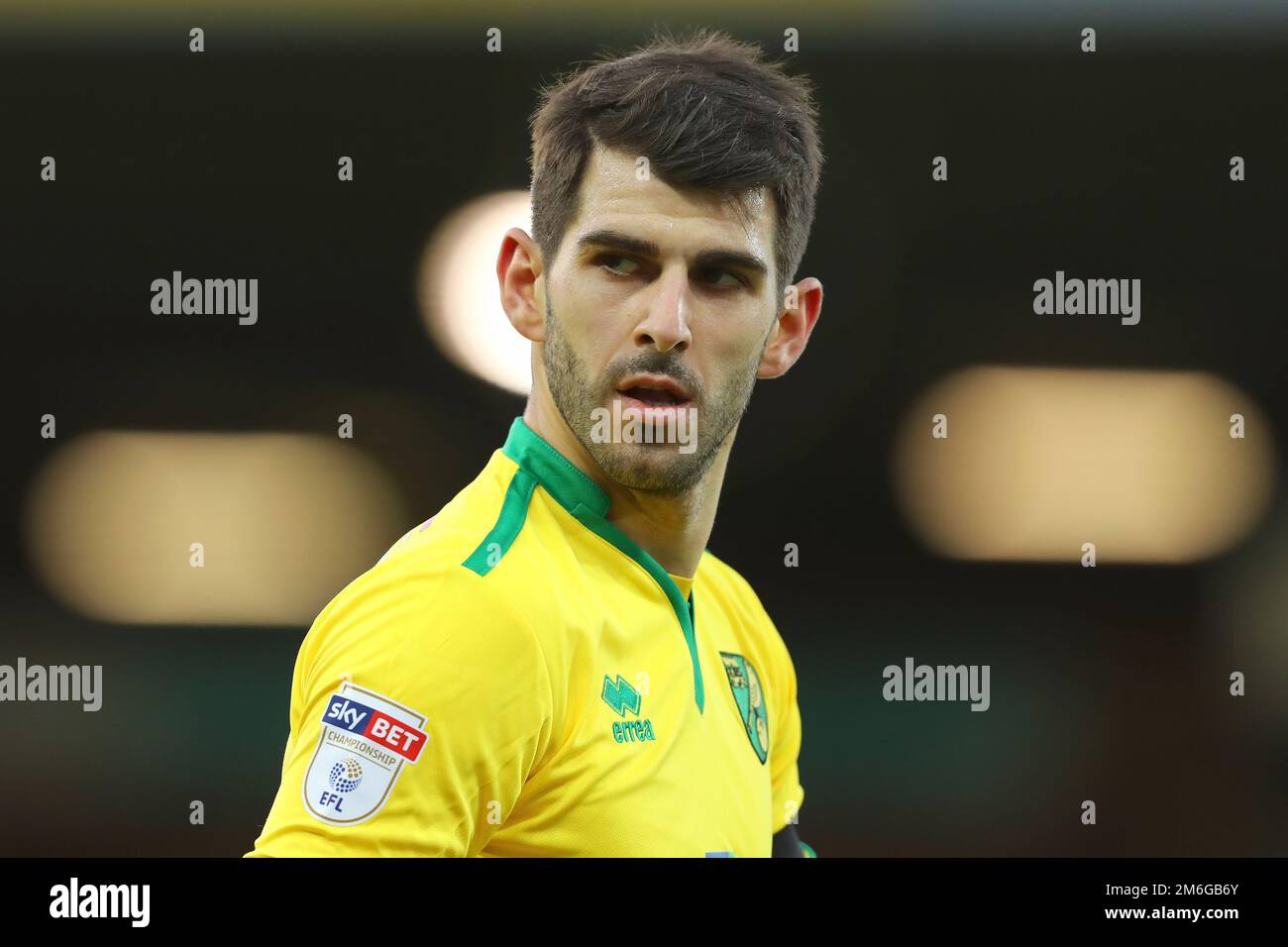 Nelson Oliveira of Norwich City - Norwich City v Derby County, Sky Bet Championship, Carrow Road, Norwich - 2nd January 2017. Stock Photo