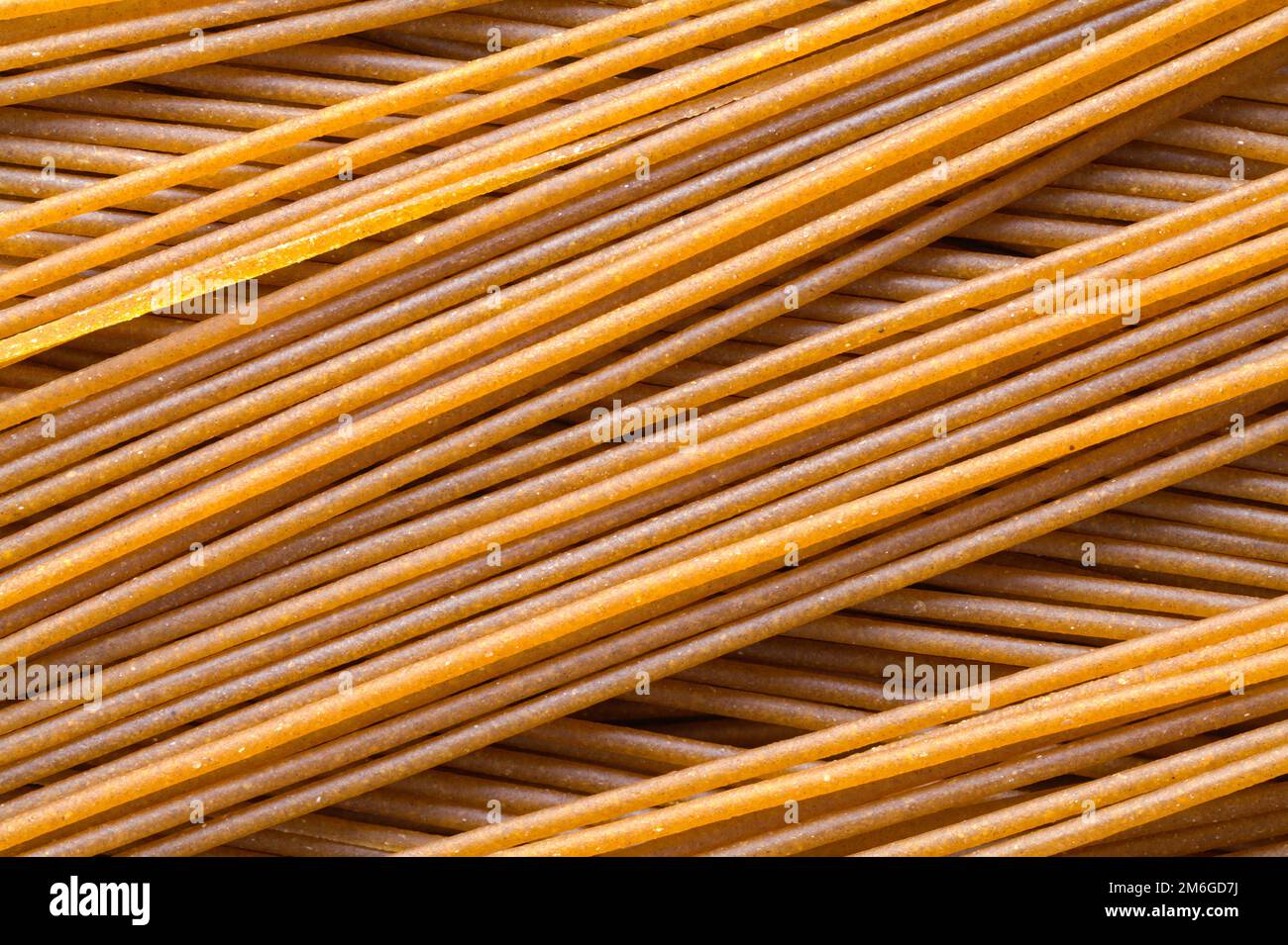 Whole Wheat Spaghetti Noodles Background Close Up Stock Photo Alamy