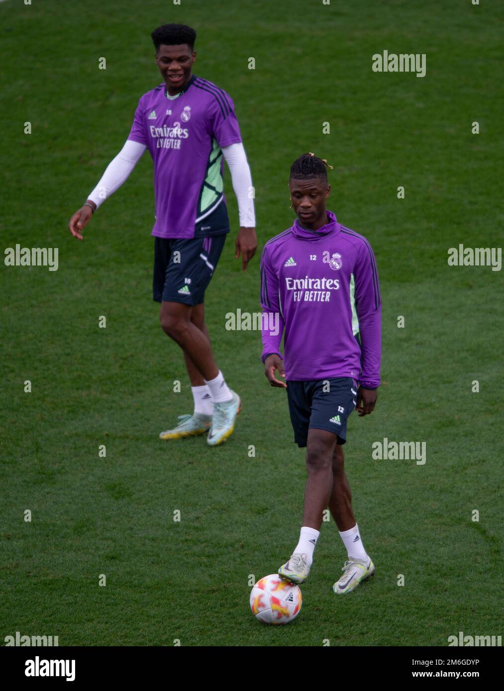 2nd January 2023 Stadium Alfredo Di Stefano, Madrid, Real Madrid CF