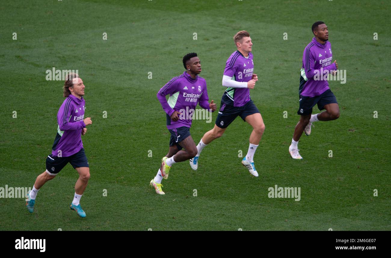 2nd January 2023 Stadium Alfredo Di Stefano, Madrid, Real Madrid CF