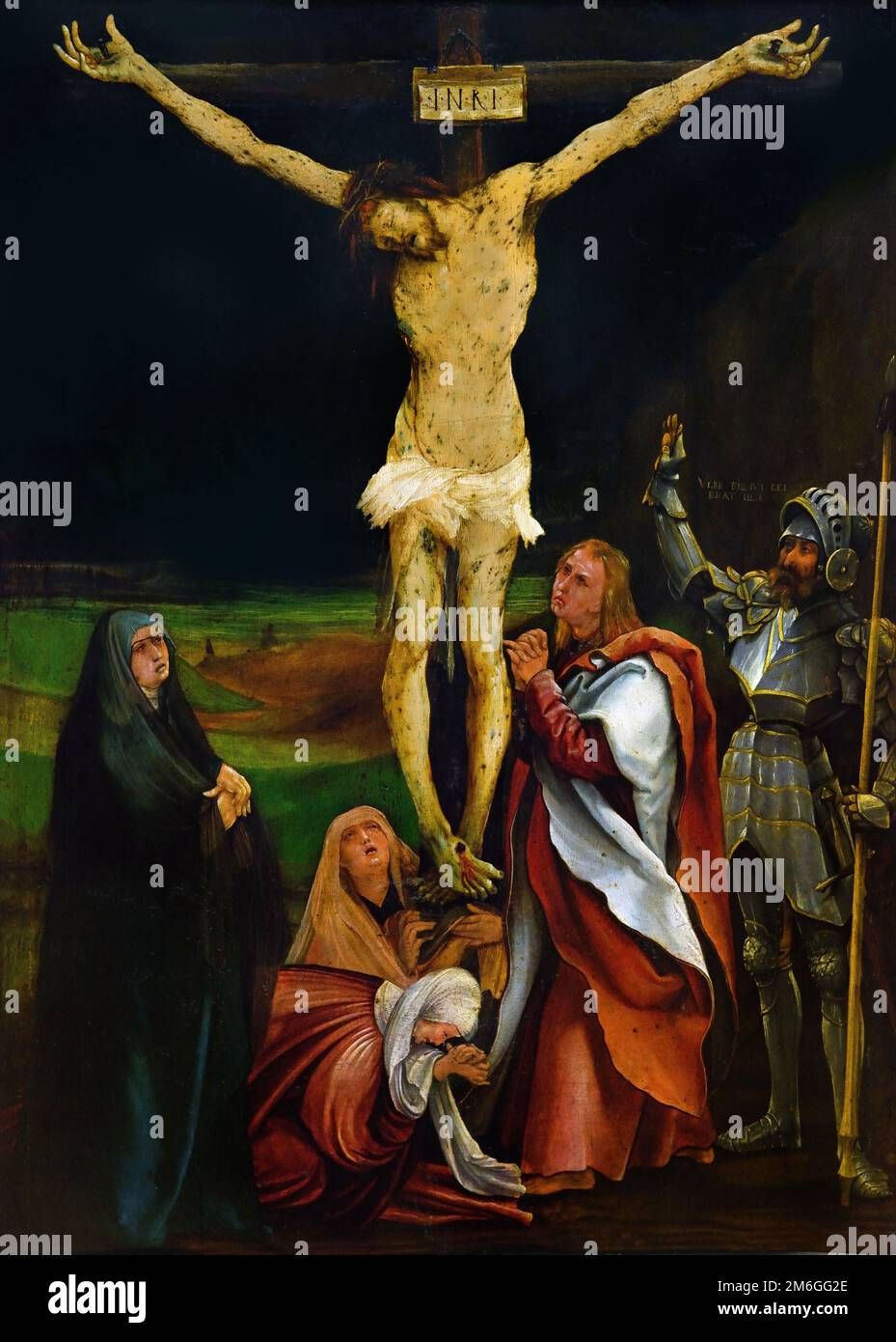 Crucifixion 1515 Matthias Grünewald 1480-1528 German Germany Stock Photo