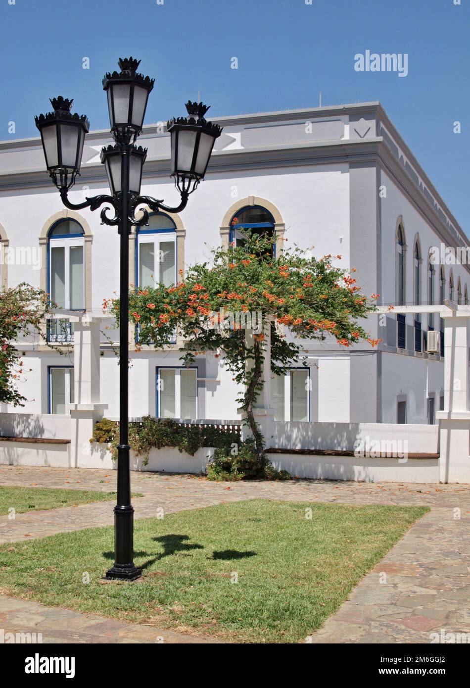 Typical administrative architecture in the Alentejo - Portugal Stock Photo