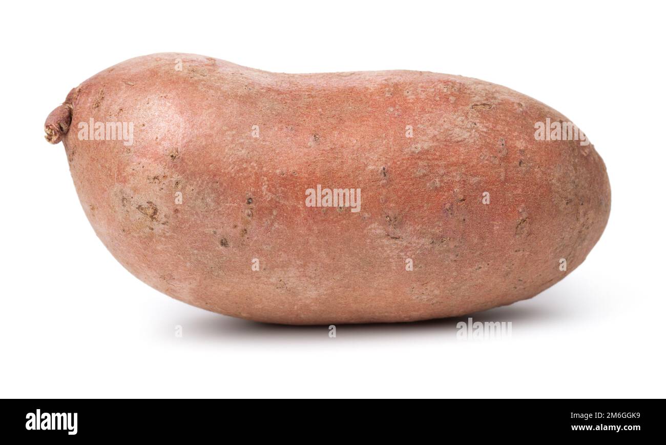 Healthy Sweet Potato Isolated Over White Background Stock Photo