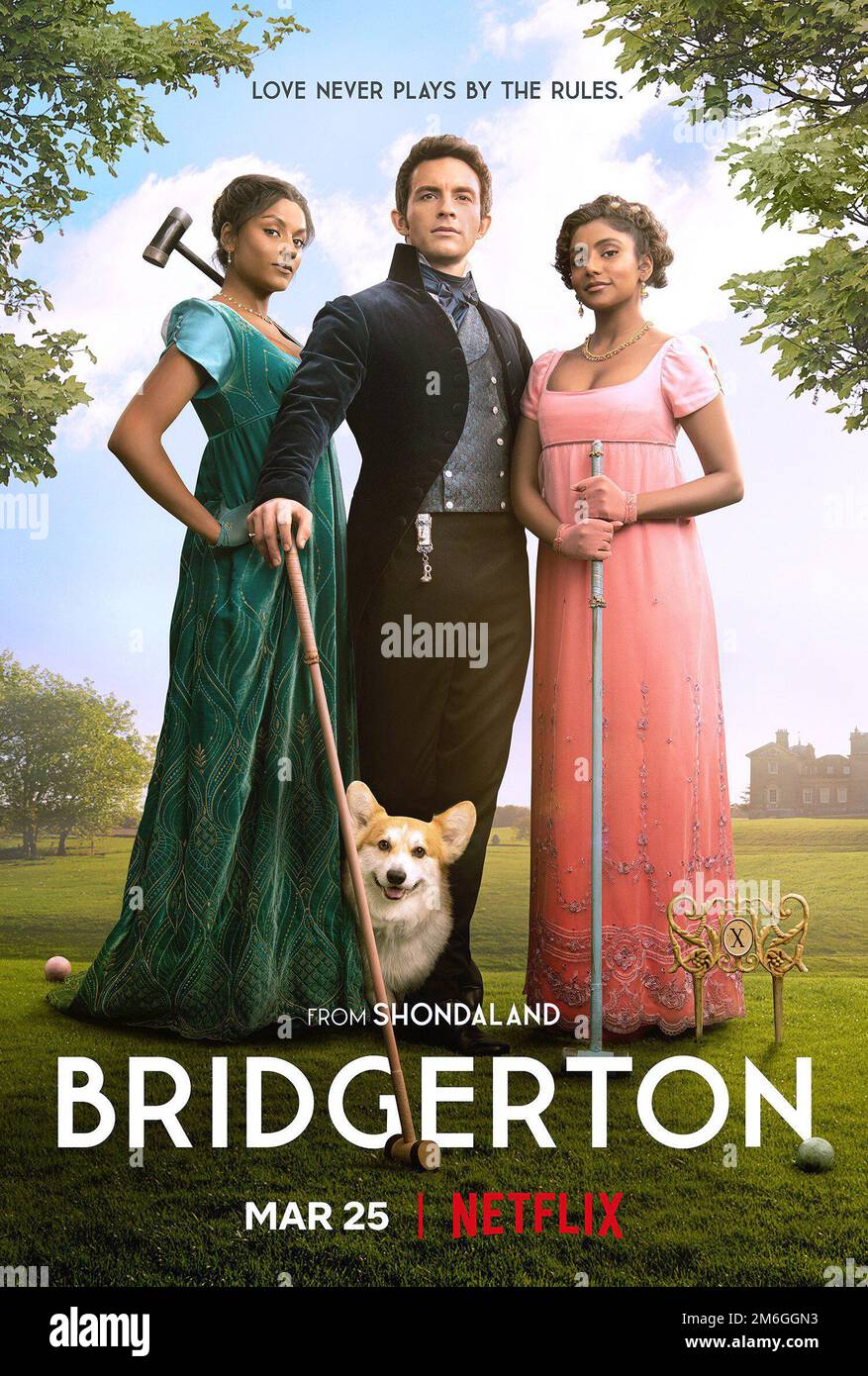 Bridgerton Poster Stock Photo