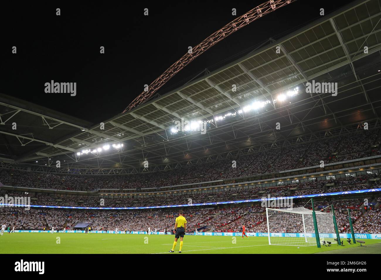 Wembley Stadium, attendance 85011 Tottenham Hotspur v AS Monaco, UEFA Champions League Group