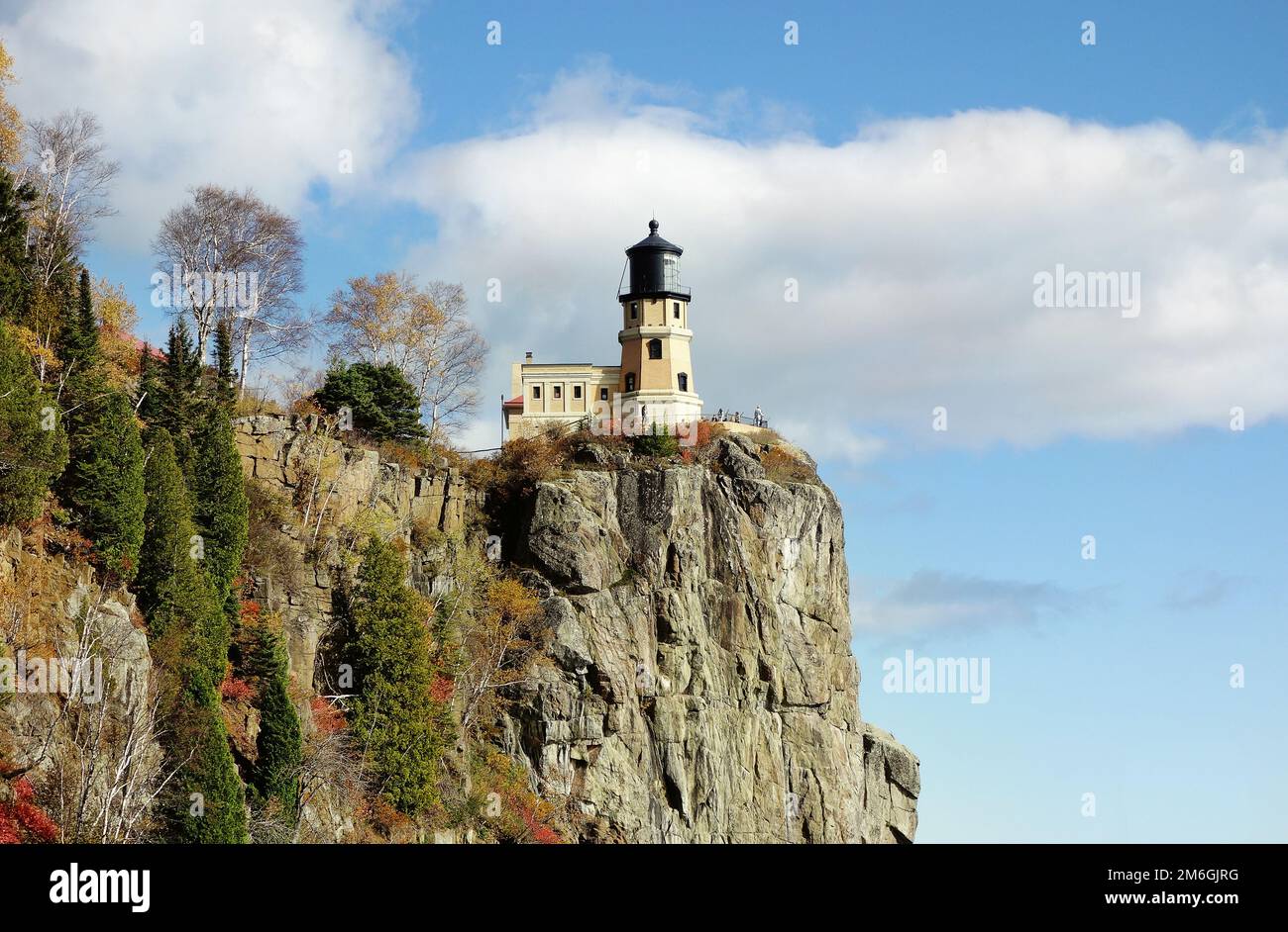 Split Rock Lighthouse on the Minnesota north shore of Lake Superior ...