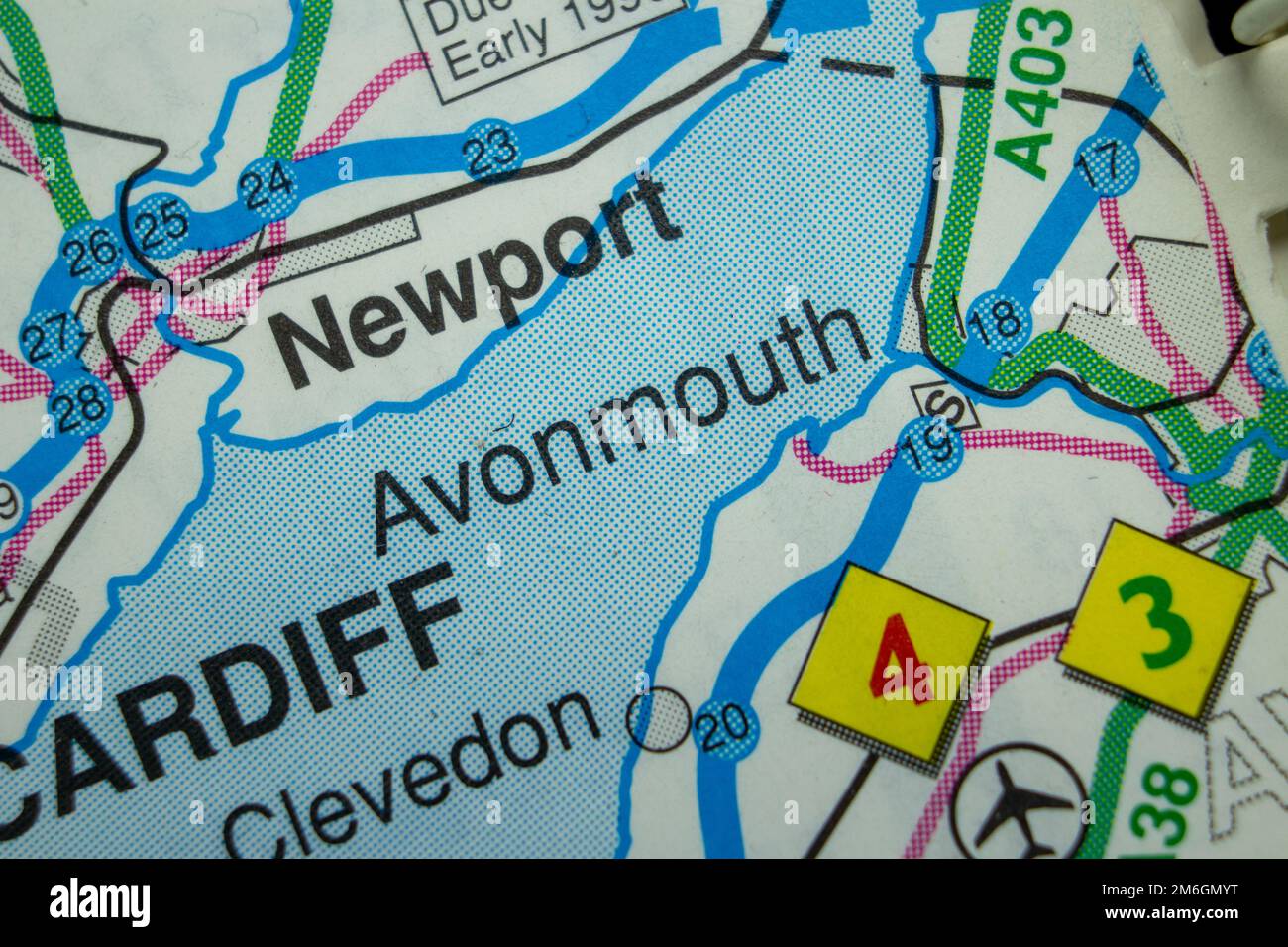 Avonmouth map hires stock photography and images Alamy