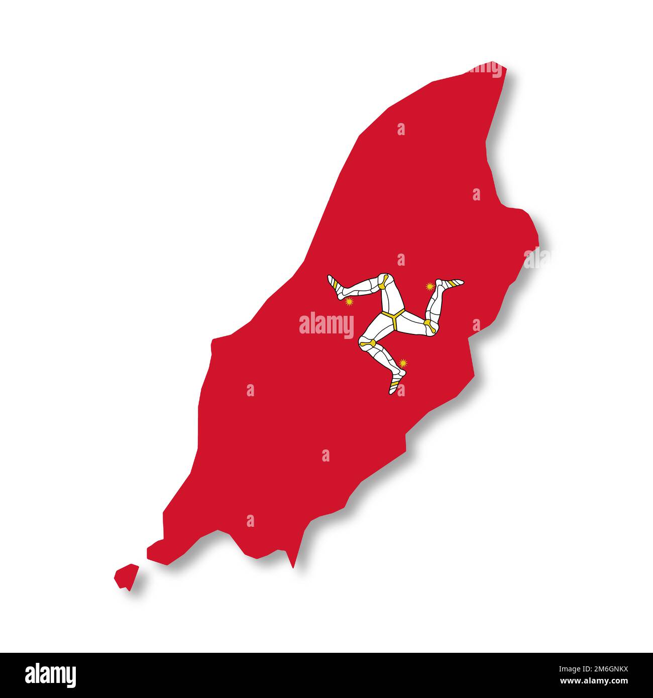 Isle of Man flag map on white background with clipping path 3d illustration Stock Photo Alamy