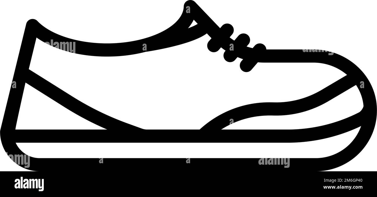 Simple shoe icon. Sneaker. Editable vector Stock Vector Image & Art Alamy