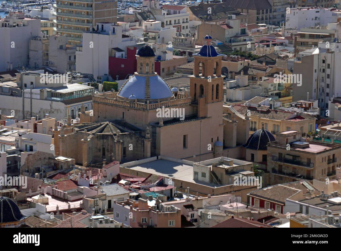 San NicolÃ¡s de Bari co-cathedral in Alicante Stock Photo