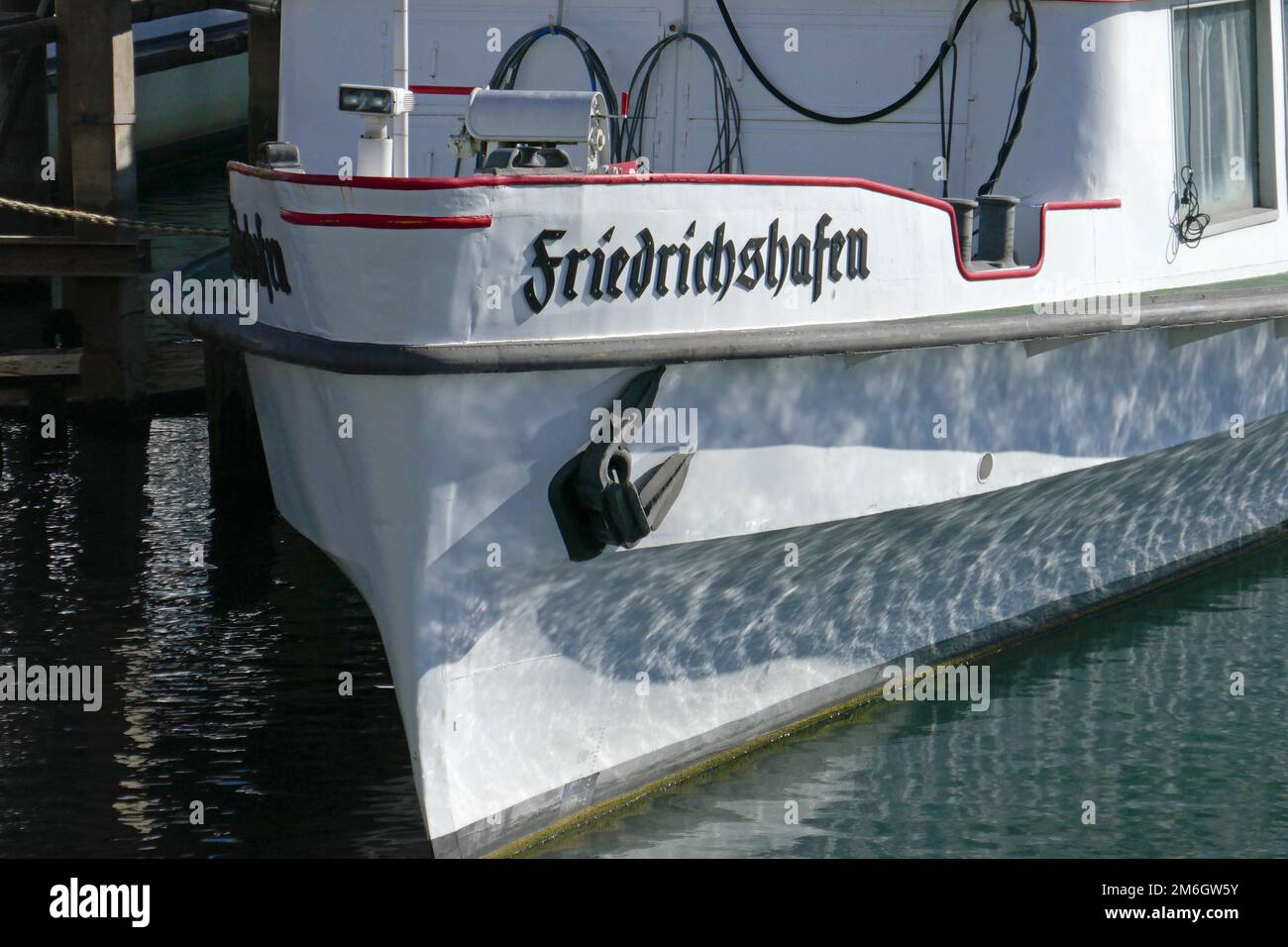Motor ship Friedrichshafen Stock Photo Alamy