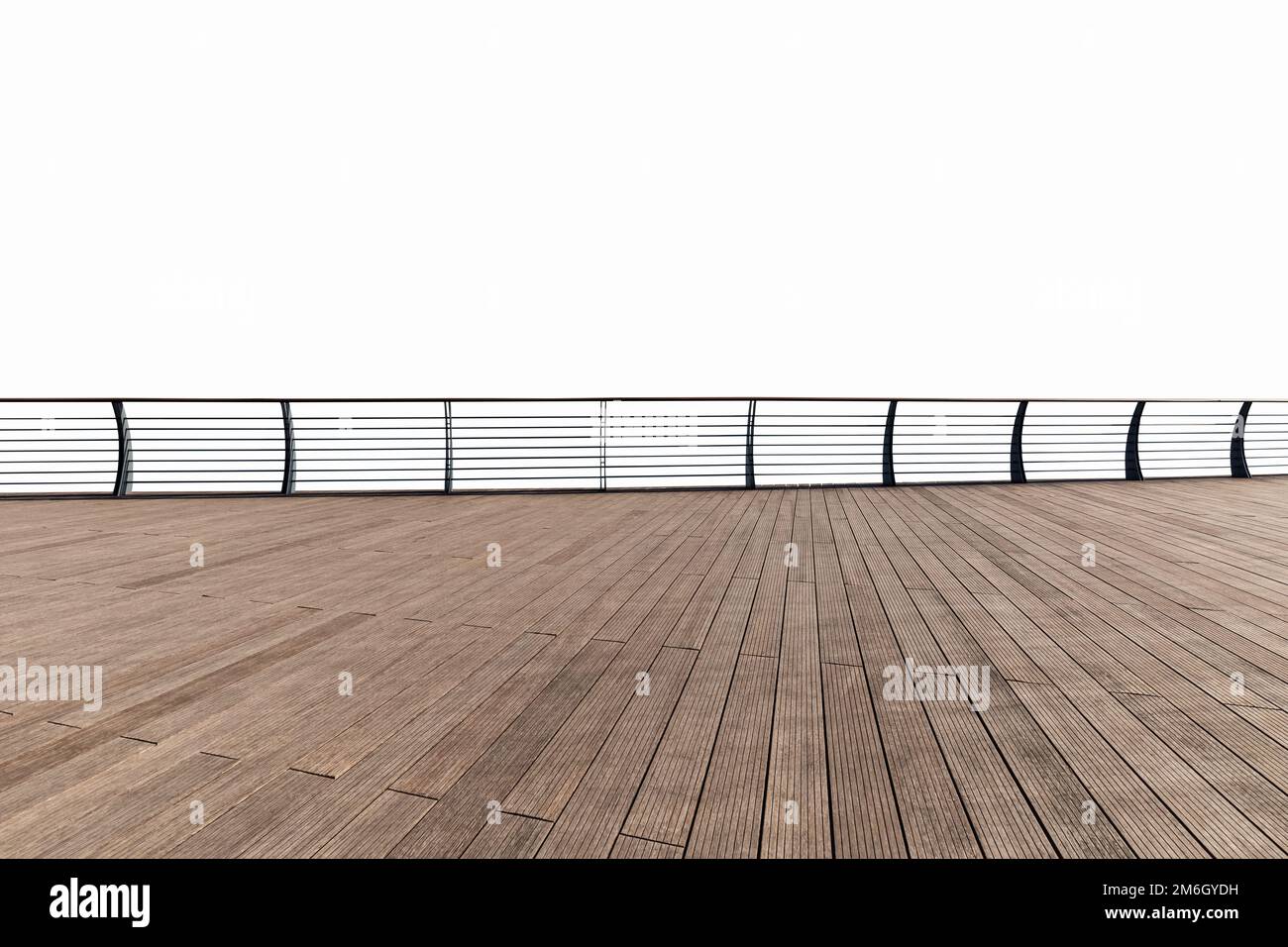Waterfront viewing platform Stock Photo