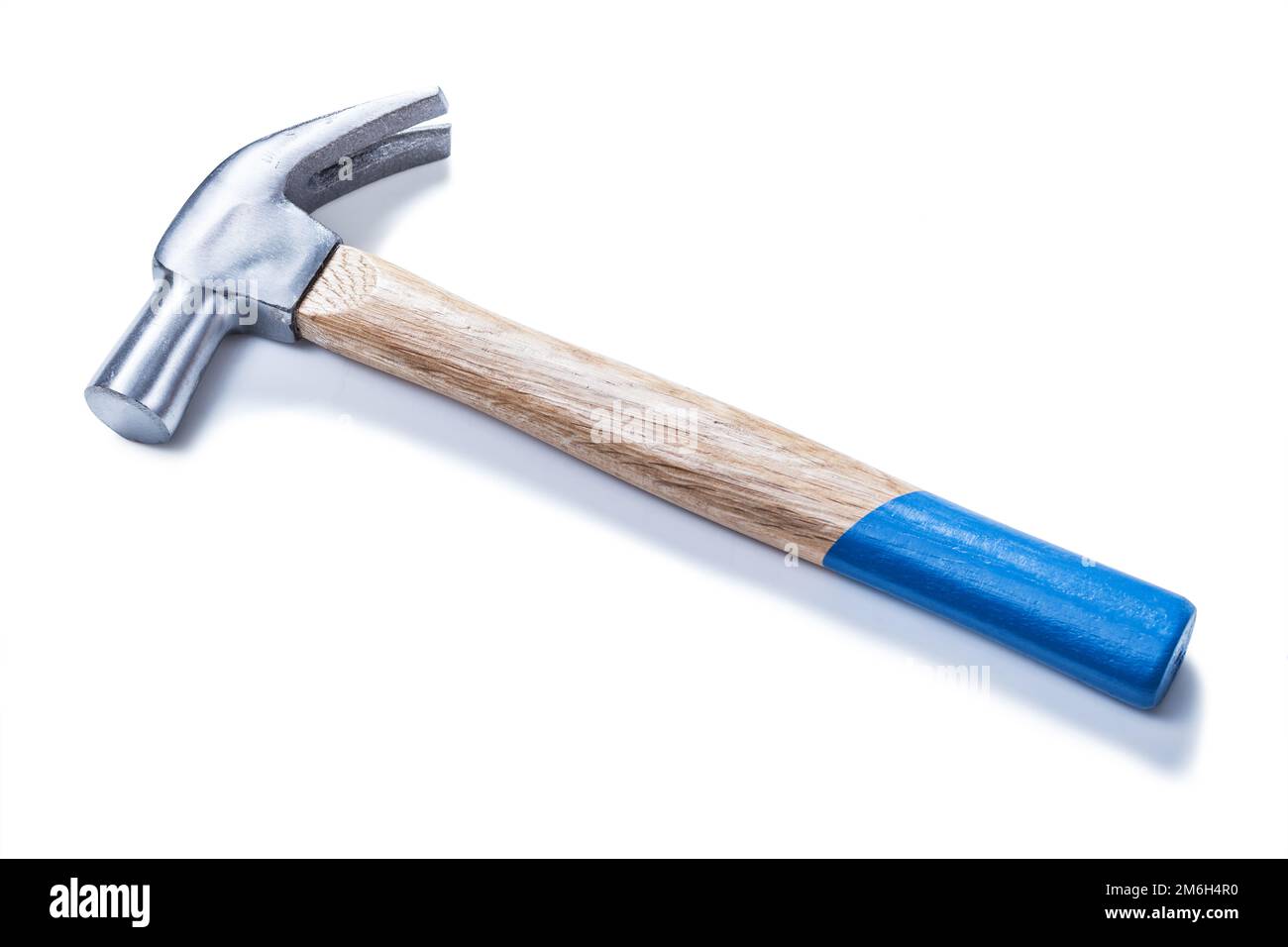 claw hammer very close up isolated on wite Stock Photo
