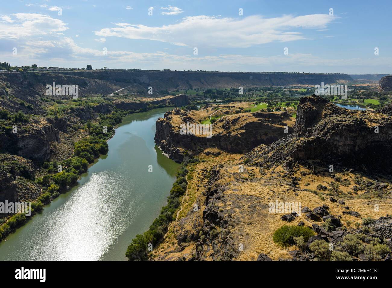 Snake river at Twin Falls, Idaho, USA Stock Photo Alamy
