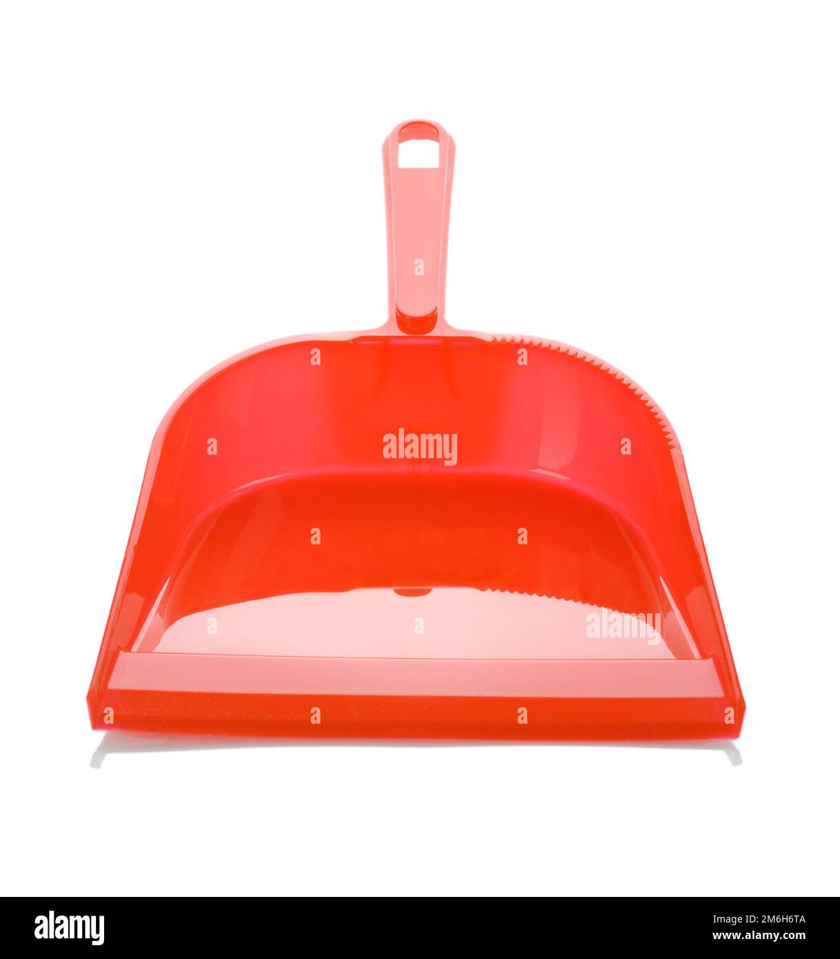 one red dustpan isolated Stock Photo Alamy