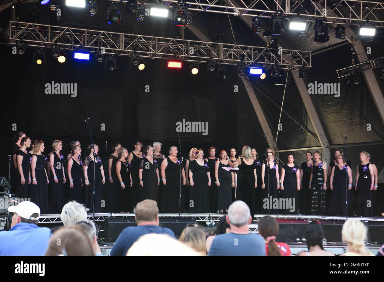 Military Wives Choir Performs On Stage At Armed Forces Day 2019 Salisbury Hudsons Field June 1872