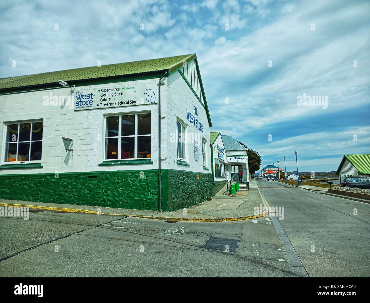 port stanley falkland island,harbour port stanley,red telephone booth