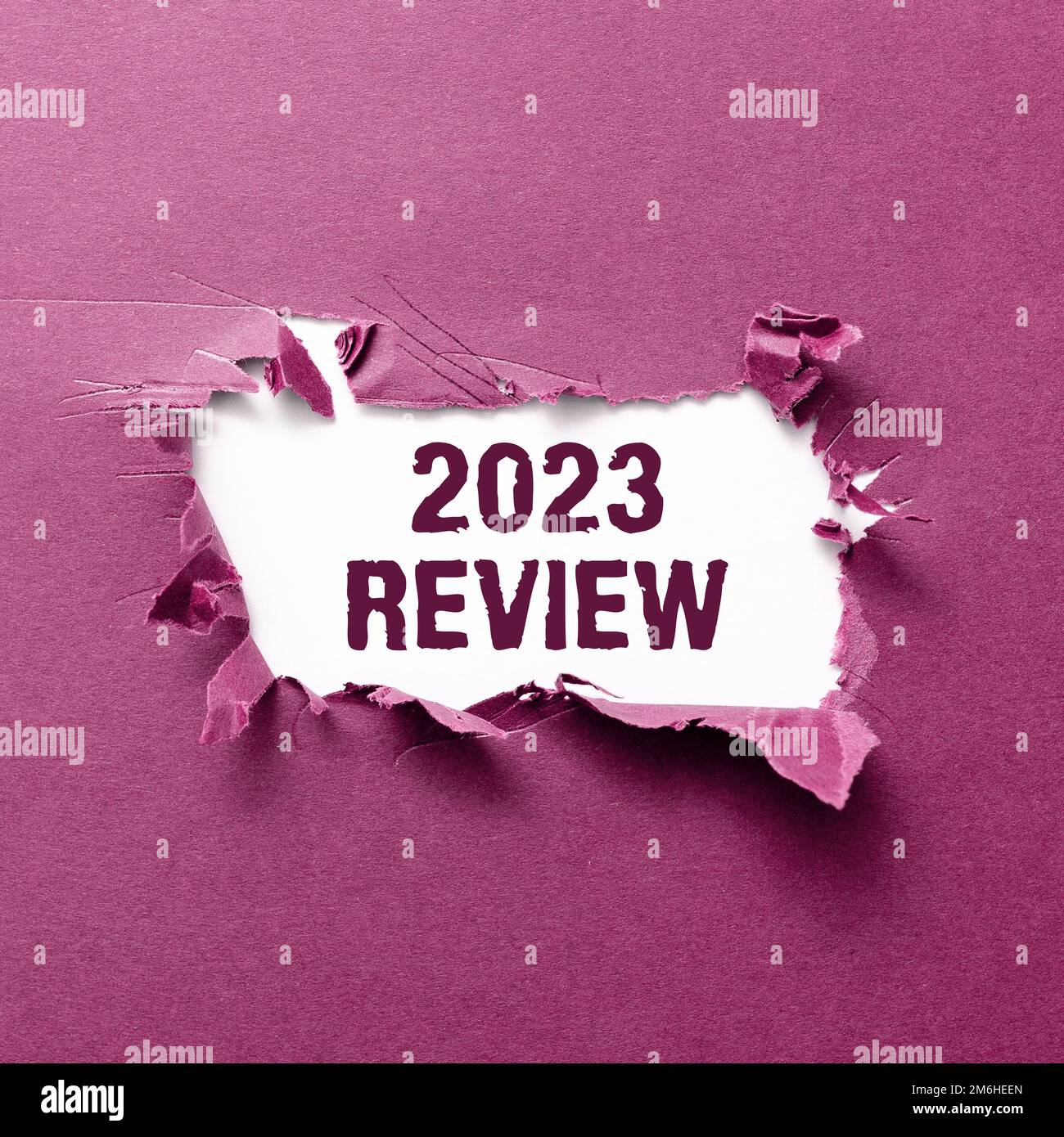 Sign displaying 2023 Review. Concept meaning seeing important events or