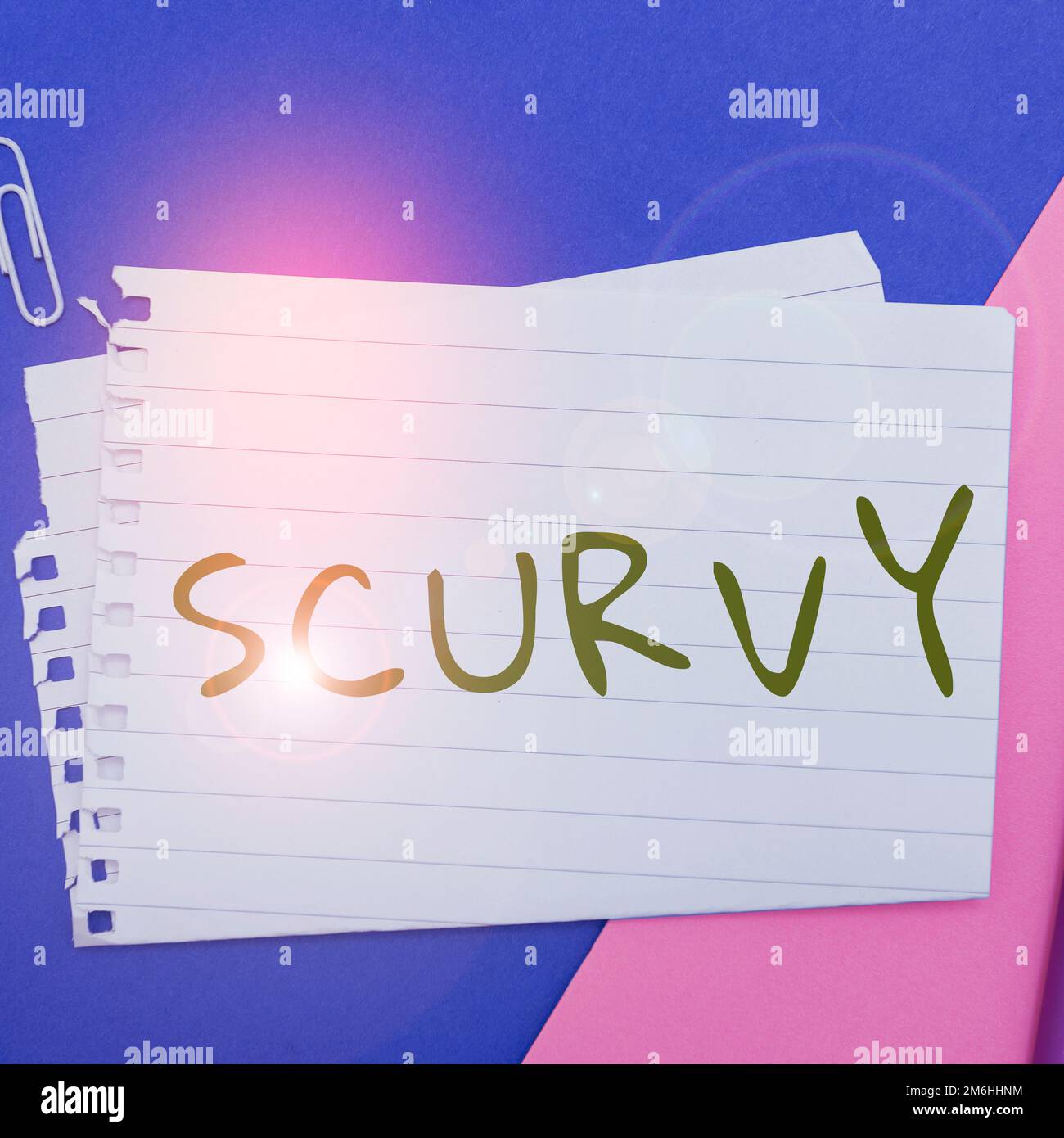 Text Sign Showing Scurvy Word Written On Disease Caused By A Lack Of Vitamin C Vile Person 